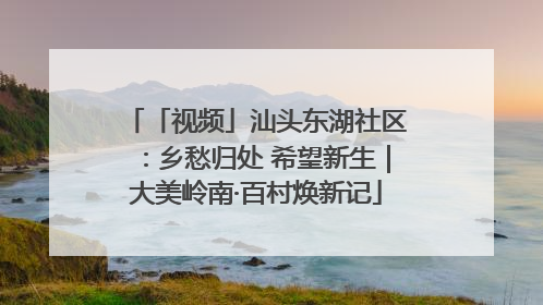 「视频」汕头东湖社区：乡愁归处 希望新生｜大美岭南·百村焕新记