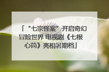 “七宗怪案”开启奇幻冒险世界 电视剧《七根心简》亮相暑期档