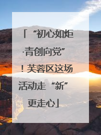 “初心如炬·青创向党”！芙蓉区这场活动走“新”更走心