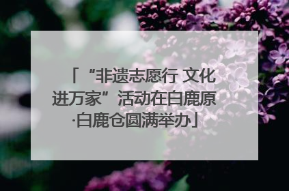 “非遗志愿行 文化进万家”活动在白鹿原·白鹿仓圆满举办
