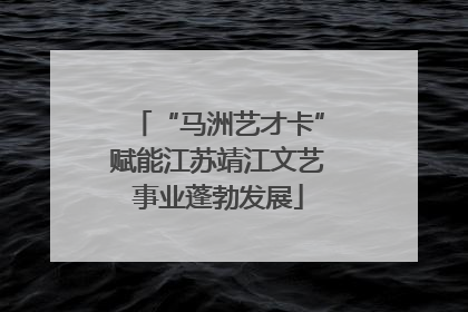 “马洲艺才卡”赋能江苏靖江文艺事业蓬勃发展