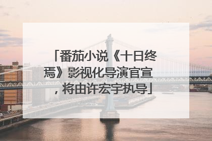 番茄小说《十日终焉》影视化导演官宣，将由许宏宇执导