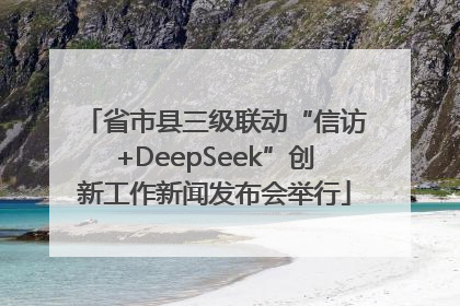 省市县三级联动“信访+DeepSeek”创新工作新闻发布会举行