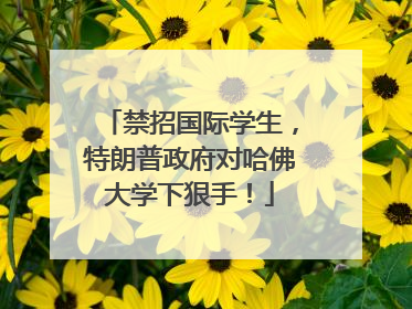 禁招国际学生，特朗普政府对哈佛大学下狠手！