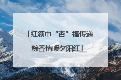 红领巾“杏”福传递 粽香情暖夕阳红
