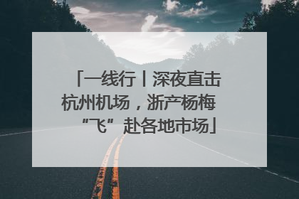 一线行丨深夜直击杭州机场，浙产杨梅“飞”赴各地市场