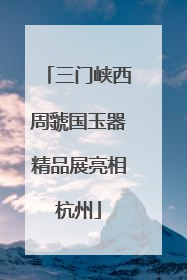 三门峡西周虢国玉器精品展亮相杭州