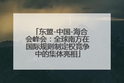 东盟-中国-海合会峰会：全球南方在国际规则制定权竞争中的集体亮相
