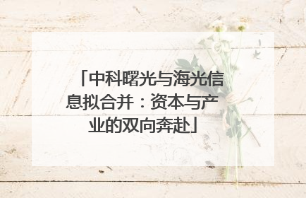 中科曙光与海光信息拟合并：资本与产业的双向奔赴