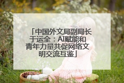 中国外文局副局长于运全：AI赋能和青年力量共促网络文明交流互鉴