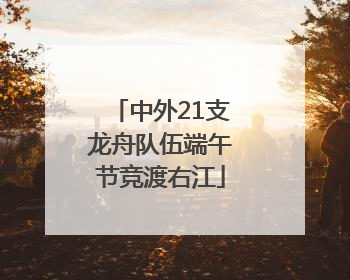 中外21支龙舟队伍端午节竞渡右江