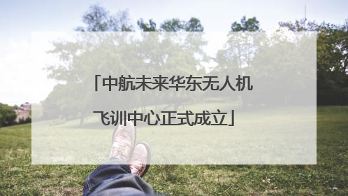 中航未来华东无人机飞训中心正式成立