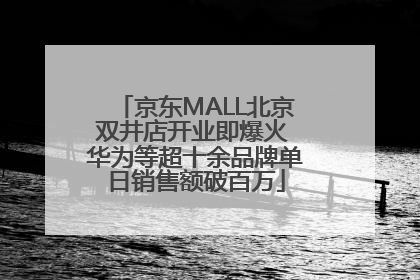 京东MALL北京双井店开业即爆火 华为等超十余品牌单日销售额破百万