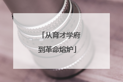 从育才学府到革命熔炉