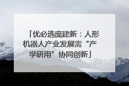 优必选庞建新：人形机器人产业发展需“产学研用”协同创新