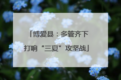 博爱县：多管齐下 打响“三夏”攻坚战