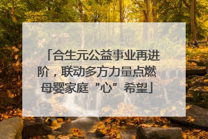 合生元公益事业再进阶，联动多方力量点燃母婴家庭“心”希望