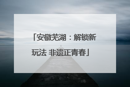 安徽芜湖：解锁新玩法 非遗正青春
