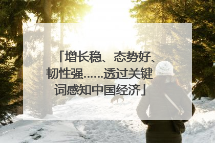 增长稳、态势好、韧性强……透过关键词感知中国经济