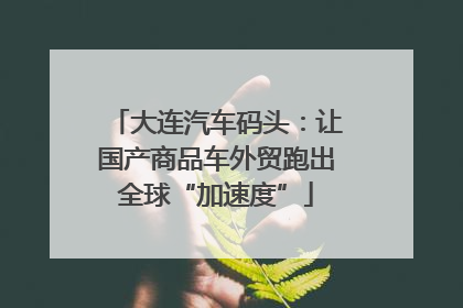 大连汽车码头：让国产商品车外贸跑出全球“加速度”