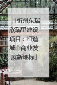 忻州东瑞欣瑞里建设项目：打造城市商业发展新地标