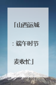 山西运城：端午时节麦收忙