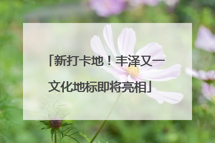新打卡地！丰泽又一文化地标即将亮相