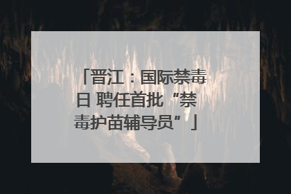 晋江：国际禁毒日 聘任首批“禁毒护苗辅导员”