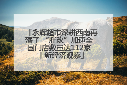 永辉超市深耕西南再落子 “胖改”加速全国门店数量达112家丨新经济观察