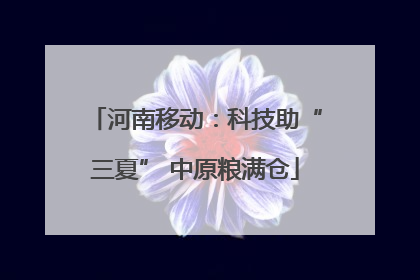 河南移动：科技助“三夏” 中原粮满仓