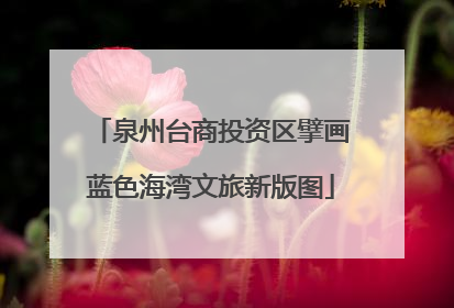泉州台商投资区擘画蓝色海湾文旅新版图