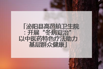 泌阳县高邑镇卫生院：开展“冬病夏治” 以中医药特色疗法助力基层群众健康