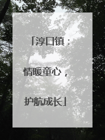 淳口镇：情暖童心，护航成长