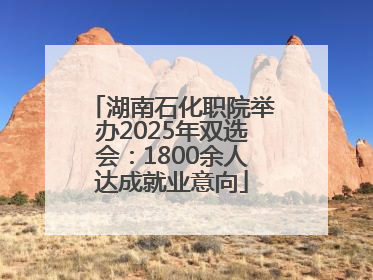 湖南石化职院举办2025年双选会：1800余人达成就业意向