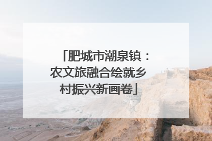 肥城市潮泉镇：农文旅融合绘就乡村振兴新画卷