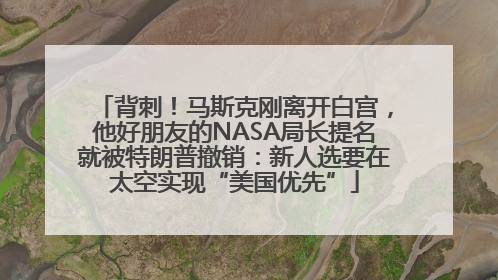 背刺！马斯克刚离开白宫，他好朋友的NASA局长提名就被特朗普撤销：新人选要在太空实现“美国优先”