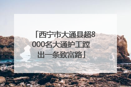 西宁市大通县超8000名大通护工蹚出一条致富路