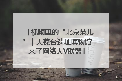 视频里的“北京范儿”｜大葆台遗址博物馆来了网络大V联盟