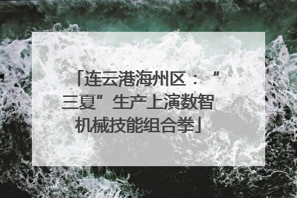 连云港海州区：“三夏”生产上演数智机械技能组合拳