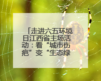 走进六五环境日江西省主场活动：看“城市伤疤”变“生态绿肺”