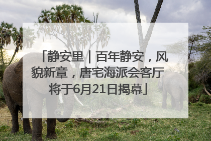 静安里｜百年静安，风貌新章，唐宅海派会客厅将于6月21日揭幕