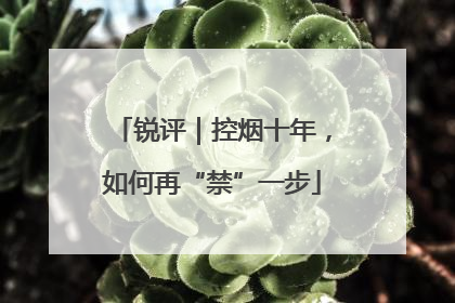 锐评｜控烟十年，如何再“禁”一步