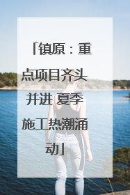 镇原：重点项目齐头并进 夏季施工热潮涌动