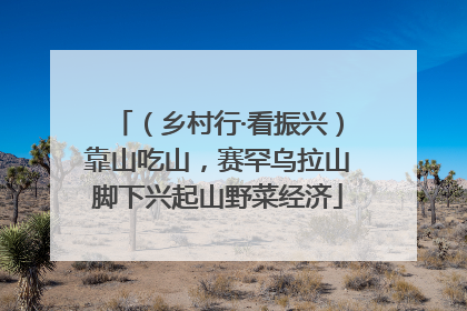 （乡村行·看振兴）靠山吃山，赛罕乌拉山脚下兴起山野菜经济