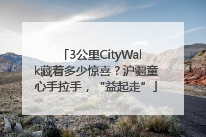 3公里CityWalk藏着多少惊喜？沪疆童心手拉手，“益起走”