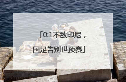 0:1不敌印尼，国足告别世预赛