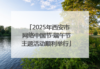 2025年西安市网络中国节·端午节主题活动顺利举行