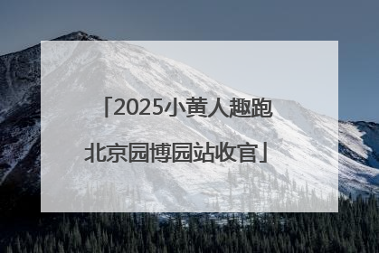 2025小黄人趣跑北京园博园站收官