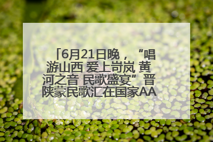 6月21日晚，“唱游山西 爱上岢岚 黄河之音 民歌盛宴”晋陕蒙民歌汇在国家AAA级景区——岢岚宋长城精彩上演